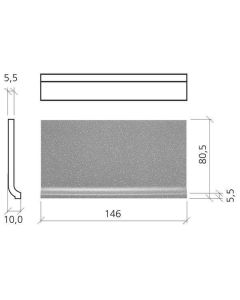 Mosa 75180DP815 Global Collection plain light oxide red plain matt 7,5x15 5,5mm