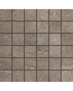 Douglas Jones Marbles Vloertegel Mozaiek.30X30cm Wells Moka 9,5mm Mat Ret.F:5X5cm