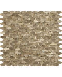 Dune Materia Mosaics 187707 Wandtegel Mozaiek.28,4X30cm Halley Gold 5mm Mat/glans