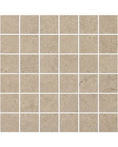 Cercom Archistone 1081854 Wandtegel Mozaiek.30X30cm Sand 9,5mm Mat Moz.F:5X5cm