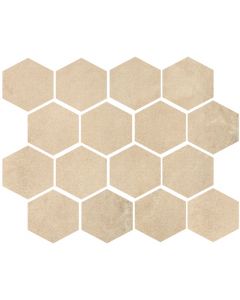 Cercom Residence 1087948 Wandtegel Mozaiek.25X30cm Beige 9,5mm Mat Ret.