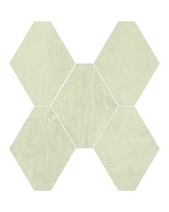 Castelvetro Absolute Bianco Esagona 28,5X32cm Mat