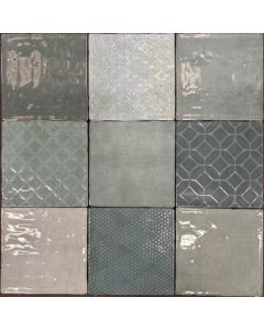 Grandeur Maroc 11,5x11,5x1cm Groen glans CVMARO035
