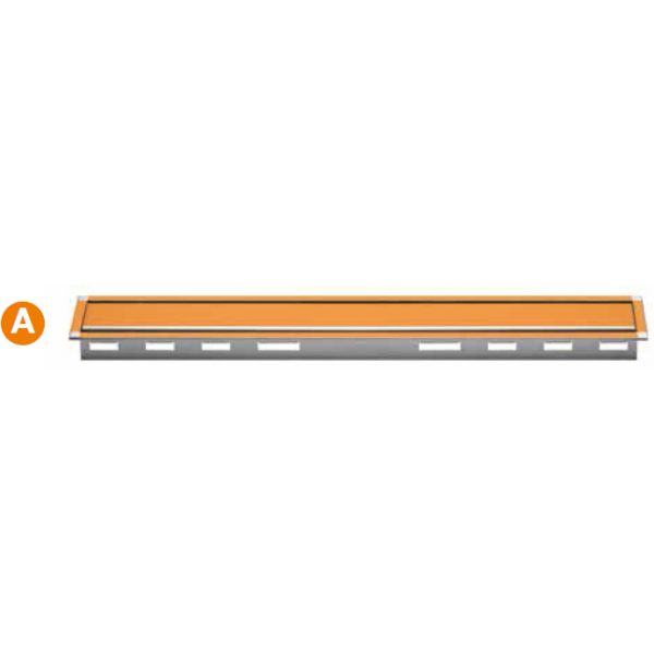 Schluter Kerdi KLA19EB100 Douche drain Lijn L=100 H=19 RVS geborsteld