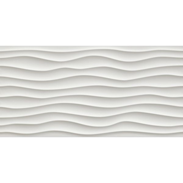 Atlas Concorde 3D Wall Design 8DUW Wandtegel Decor decortegel 40x80cm 10mm matt white