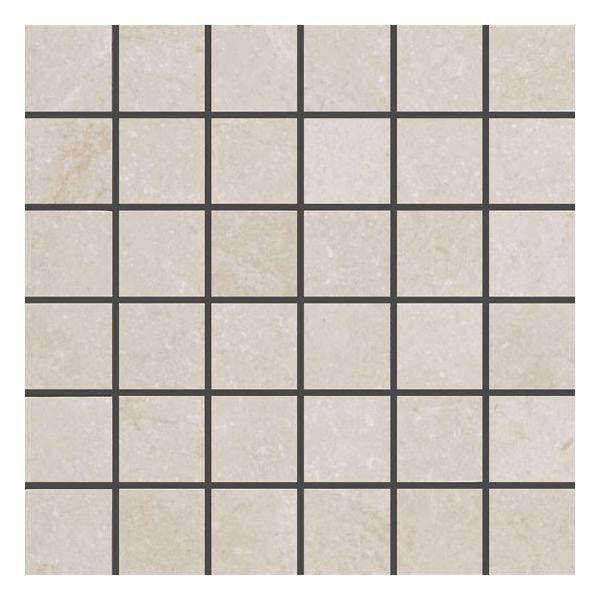 Douglas Jones Marbles Vloertegel Mozaiek.30X30cm Wells Cream 9,5mm Mat Ret.F:5X5cm
