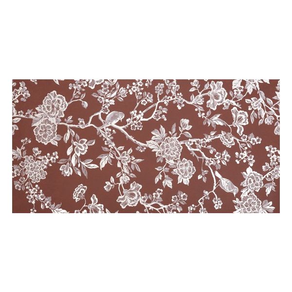 Cir Chromagic 60x120cm Floral Bordeaux Decor-Strip (1074172 10Mm Mat Ret.Decor)
