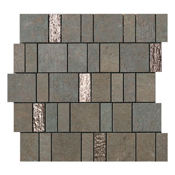 Cercom Temper 1070156 Wandtegel Mozaiek.30X30cm Golden Mos.Met.Mat Ret.