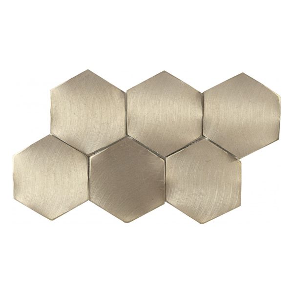 Dune Materia Mosaics 188527 Wandtegel Mozaiek.16,2X28cm Icon Gold 4mm Mat/glans