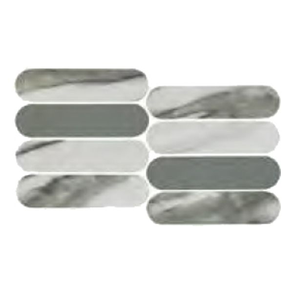 Douglas Jones Moods Wandtegel Mozaiek.19,5X37cm Green/Salvia 9Mm Glans Moz.