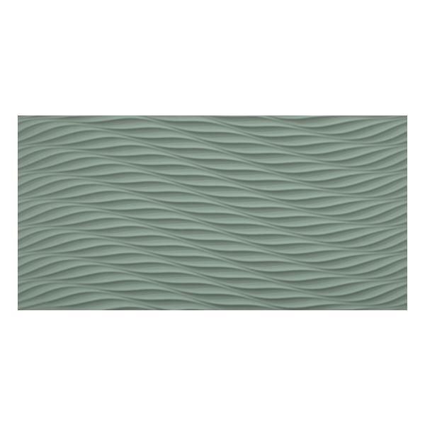 Atlas Concorde 3D Wall Design 8DSM Wandtegel Decor 40X80cm 10mm mat ret.twist sage