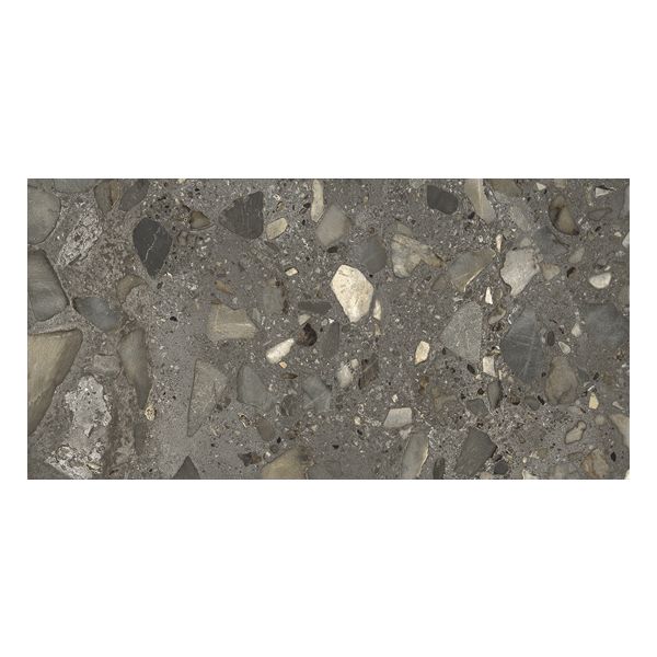 Douglas Jones Tinct Vloertegel 60X120cm Sassi Antracite Mat 9mm Ret.R10