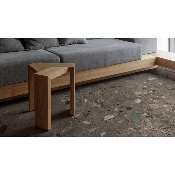 Douglas Jones Tinct Vloertegel 90X90cm Sassi Antracite 9mm Mat Ret.R10