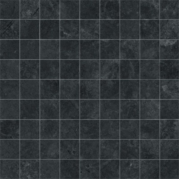 Castelvetro Fusion Antracite Mosaico 30X30cm Mat