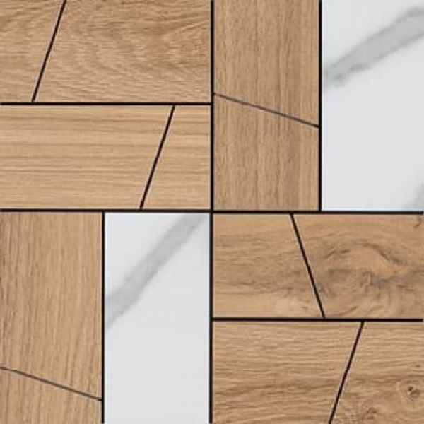 La Fabbrica Honey Wood Inciso Mix 30x30x0,88 cm naturale