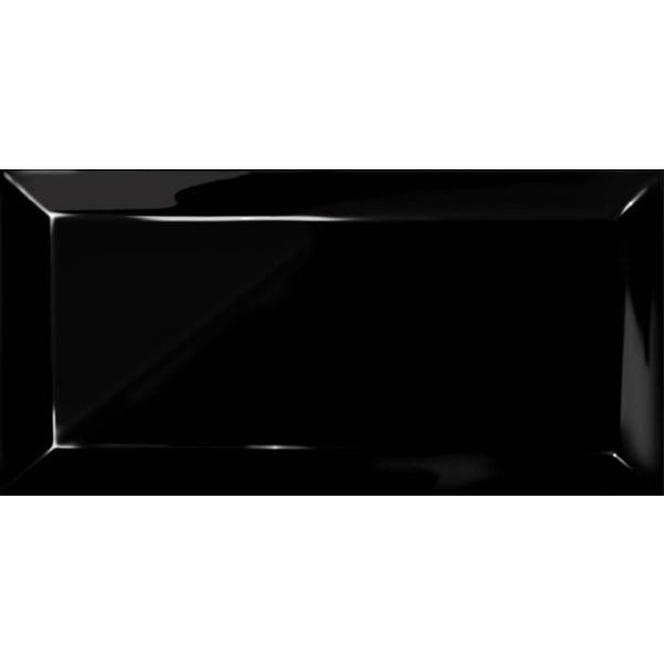 La Porta Grand Métro Black 10x20cm Wandtegel (GM2017)
