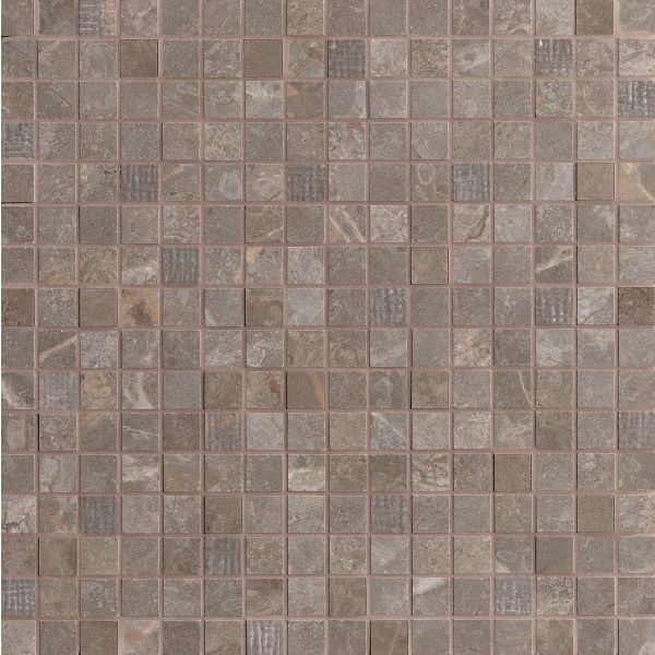 FAP Ceramiche Roma Stone Pietra Brown mosaico zijde glans 1,8x1,8