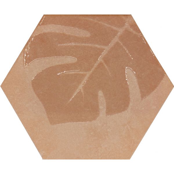 Prissmacer Ceramica Beton Cire Bercy Terra hexagon decor 20x24