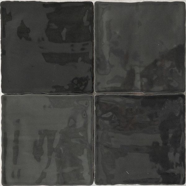 By Goof Moos Anthracite glans handvorm 13x13