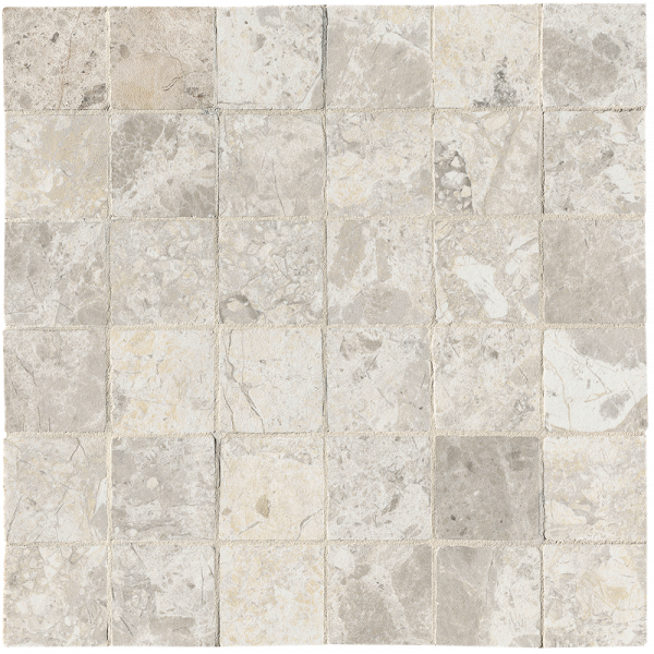 FAP Ceramiche Nativa White macro mosaico zijde glans anticato 5x5 op net