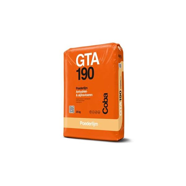Coba GTA 190 Anhydriet- & alpavloeren Poederlijm à 25 Kg