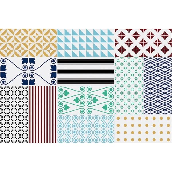 Vives Rivoli Décor Mix Clichy Blanco 10x20