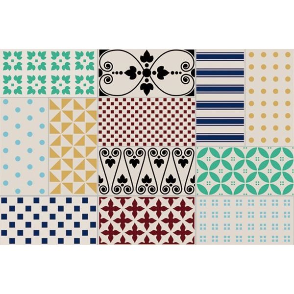 Vives Rivoli Décor Mix Clichy Vainilla 10x20