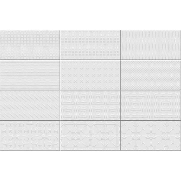 Vives Rivoli Décor Mix Fatracci Blanco 10x20