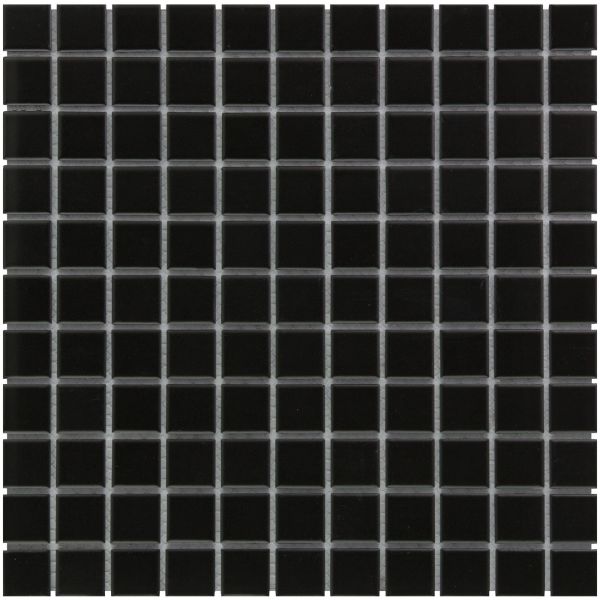The Mosaic Factory Barcelona mozaïektegel 30X30cm Black Mat (AM230317) - Vierkant
