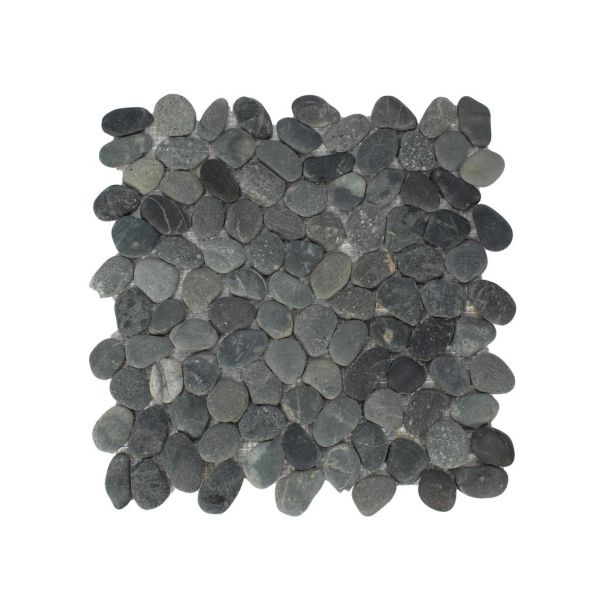 Hamer Selectie Kiezels 30x30cm Zwart Mozaïek (Kiezels Black) direct online kopen
