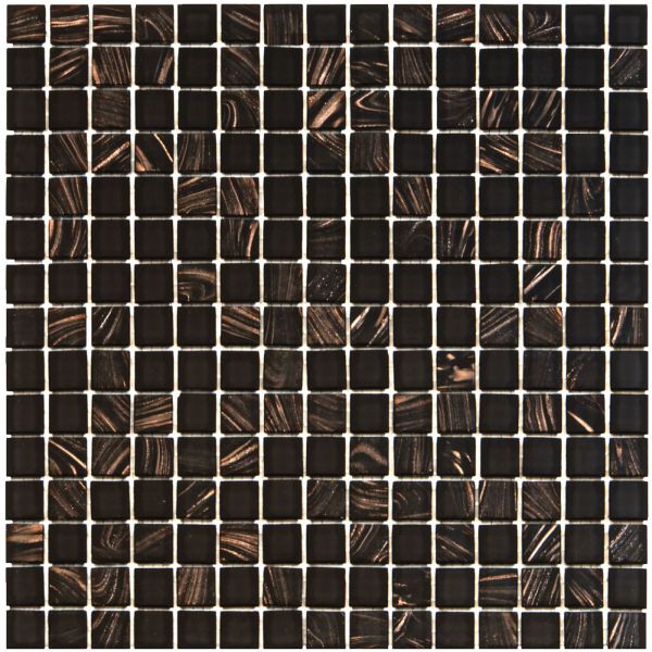 The Mosaic Factory Amsterdam mozaïektegel 32.2X32.2cm Black Glanzend (GMG361) - Vierkant