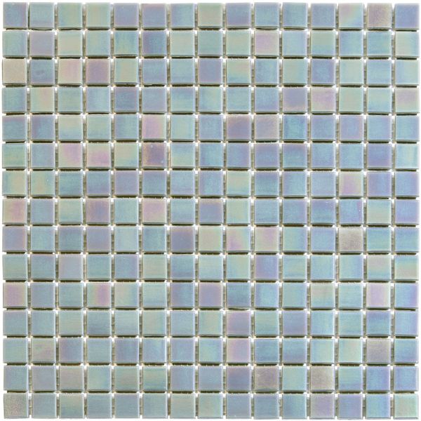 The Mosaic Factory Amsterdam mozaïektegel 32.2X32.2cm Dark Grey Glanzend (GMP124) - Vierkant
