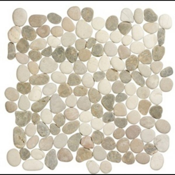 Grandeur Pebbles 30x30cm Beige mat (Mozaiek) (Mix Beige)