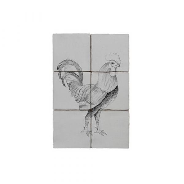 Grandeur Malaga 13x13cm Beige (Decor) (Chicken 6Dlg   )