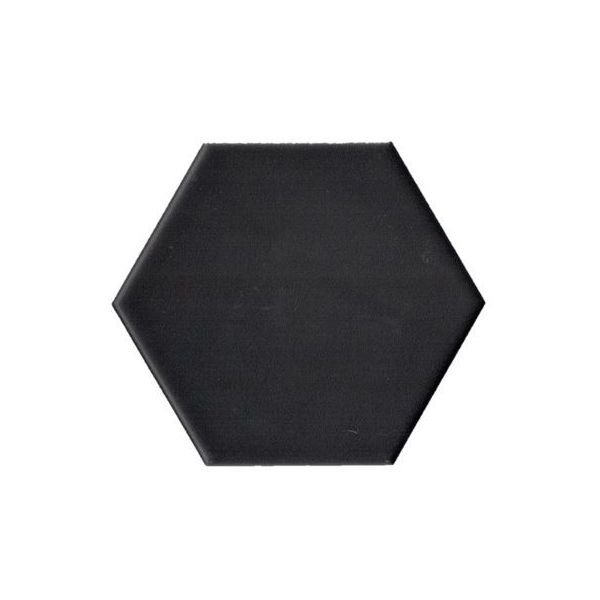 Grandeur Hexagonale 17x15cm Zwart Mat (CEHEXA017)