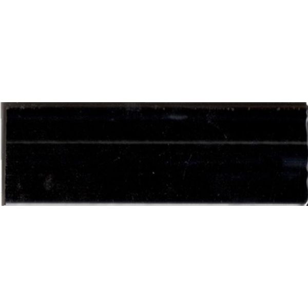 Grandeur Style1930 5x15cm Zwart glans (Afdek) (Style Bla. Mol)