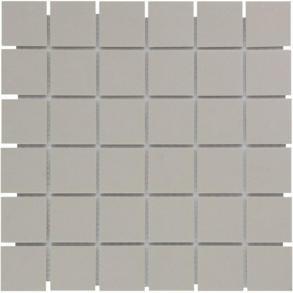 The Mosaic Factory London mozaïektegel 30.9X30.9cm Grey Mat (LO1029) - Vierkant