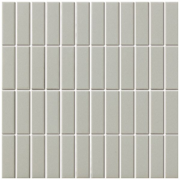 The Mosaic Factory London mozaïektegel 30X30cm Grey Mat (LO7329) - Rechthoek