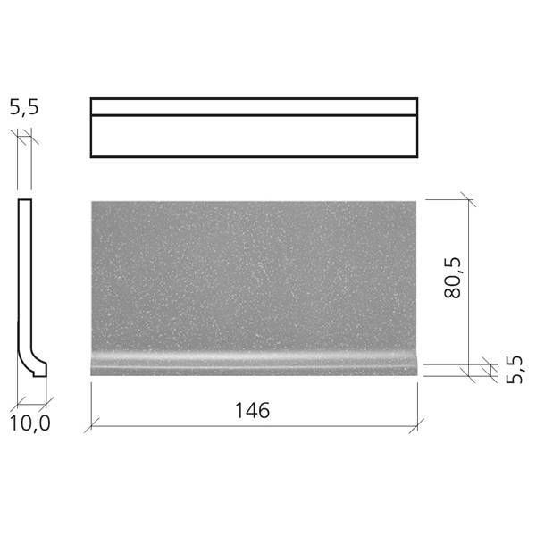 Mosa-7%2c5x15cm-Global-Collection-Napelsgeel-Uni-Plint-hulpstuk-