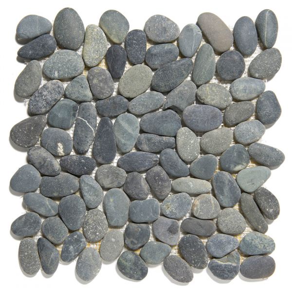 The Mosaic Factory Natural Stone mozaïektegel 30.5X30cm Dark Grey Mat (NSR360) - Organisch