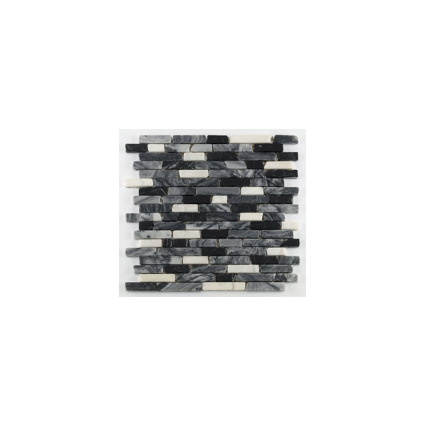 Van-Lith_Naturstein-Mosa_30,5x30,5cm_Nero-Marq/Weiss_CM-7103